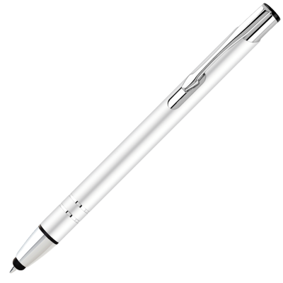 ELECTRA METAL TOUCH STYLUS BALL PEN - SILVER