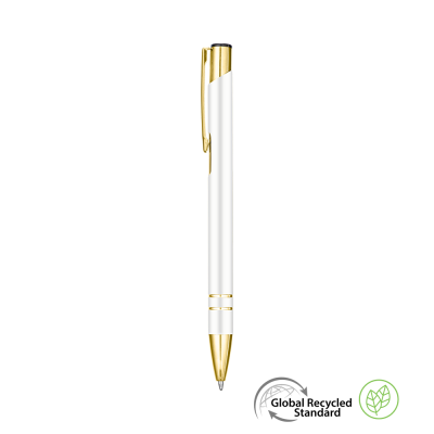 ELECTRA ORO GRS RECYCLED METAL BALL PEN - SILVER