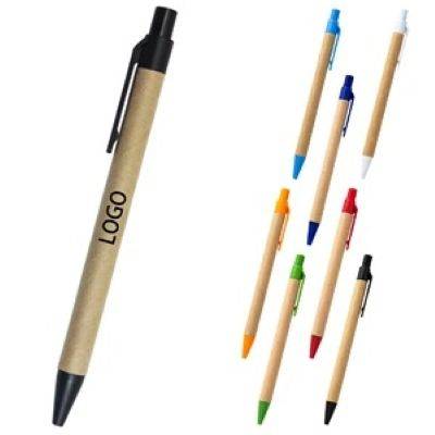 ENVIRONMENTAL KRAFT PAPER PRESS BALL POINT PEN