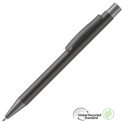ERGO GRS RECYCLED METAL BALL PEN - GUN METAL
