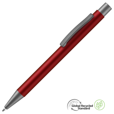 ERGO GRS RECYCLED METAL BALL PEN - RED