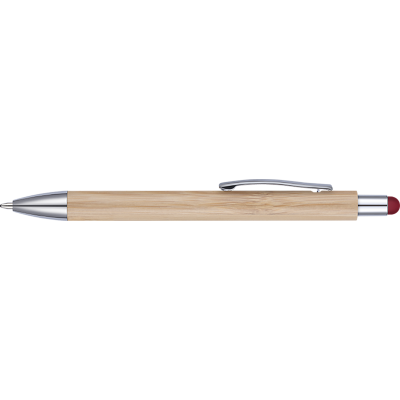 ERGO-I BAMBOO BALL PEN with Red Stylus