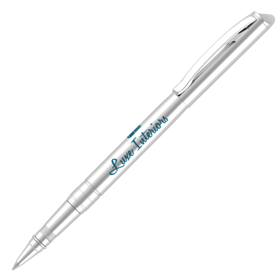 EUROPA METAL ROLLERBALL PEN - SILVER