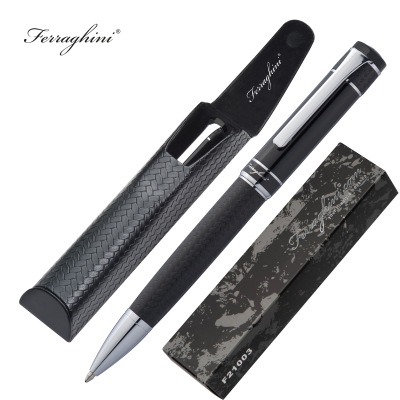 FERRAGHINI BALL PEN in Black
