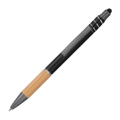 FIDGET PEN MADE OF ALUMINIUM in Black - PROMOTIONAL CORPORATE GIFT