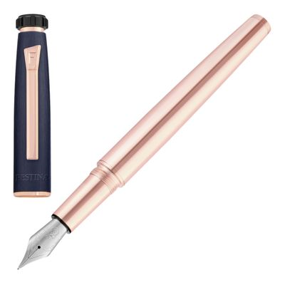 FOUNTAIN PEN CHRONOBIKE ROSE GOLD NAVY
