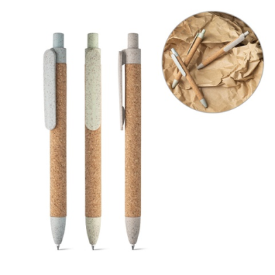 GOYA BALL PEN in Cork & Wheatstraw Fibre