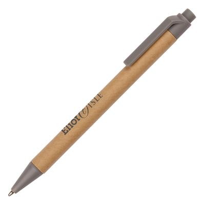 HALE CARD BALL PEN in Pale Grey - PROMOTIONAL CORPORATE GIFT