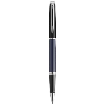 HEMISPHERE COLOUR BLOCKING ROLLERBALL PEN with Palladium Trim (Black Ink) - PROMOTIONAL CORPORATE GIFT