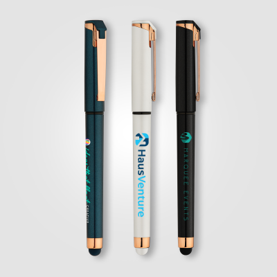 ISLANDER GEL PEARL ROSE GOLD STYLUS PEN