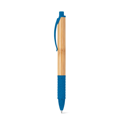KUMA BAMBOO BALL PEN with Non-Slip Clip in Royal Blue