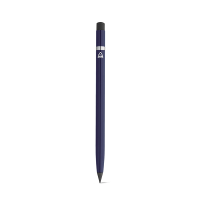 LIMITLESS INKLESS PEN with Recycled Aluminium Metal Body in Blue - PROMOTIONAL CORPORATE GIFT