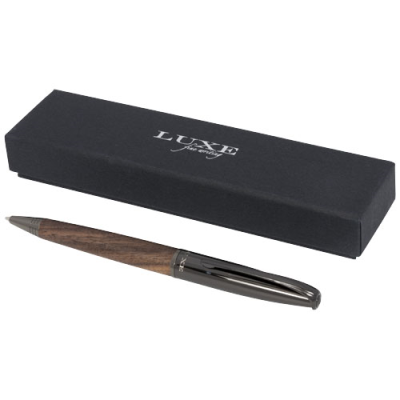 LOURE WOOD BARREL BALL PEN (BLACK INK)