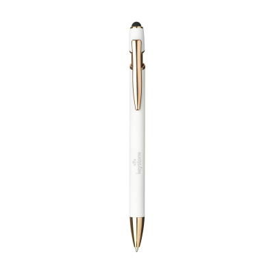 LUCA COPPER STYLUS RCS RECYCLED ALUMINIUM METAL SOFTTOUCH in White
