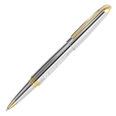 LUCERNE ROLLERBALL PEN - SILVER - GOLD