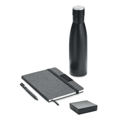 LUXURY 3 PIECE GIFT SET in Black - PROMOTIONAL CORPORATE GIFT