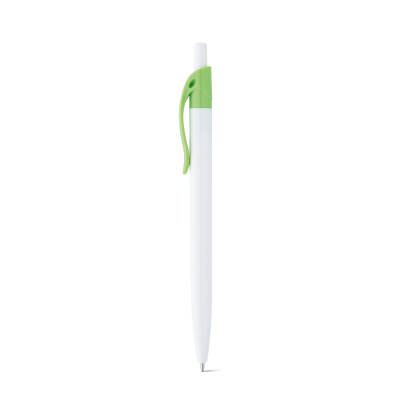 MARS ABS BALL PEN with Colour Clip in Pale Green - PROMOTIONAL CORPORATE GIFT