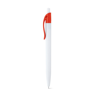 MARS ABS BALL PEN with Colour Clip in Red