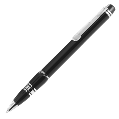MBB01 BALL PEN - BLACK - SILVER