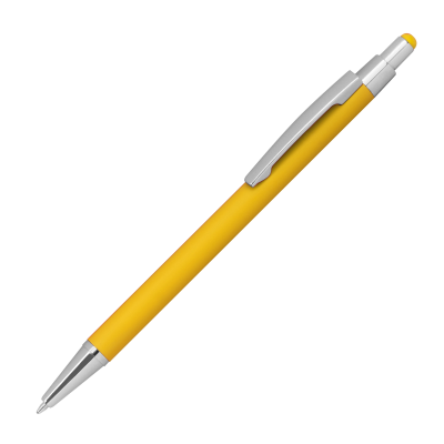 METALL BALL PEN with Rubber Coating & Touch Function