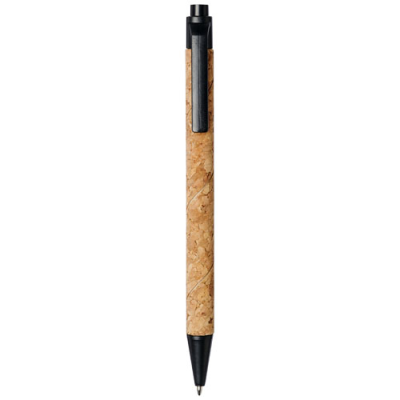 MIDAR CORK AND WHEAT STRAW BALL PEN (BLACK INK)