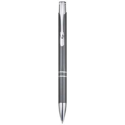 MONETA ALUMINIUM METAL CLICK BALL PEN (BLUE INK)