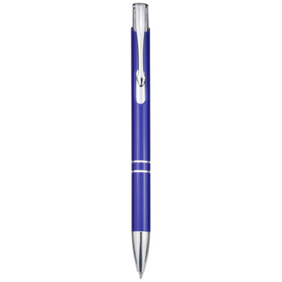 MONETA ALUMINIUM METAL CLICK BALL PEN (BLUE INK)