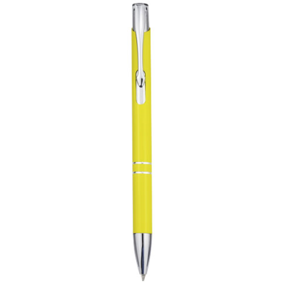 MONETA ALUMINIUM METAL CLICK BALL PEN (BLUE INK)