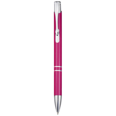 MONETA ALUMINIUM METAL CLICK BALL PEN (BLUE INK)