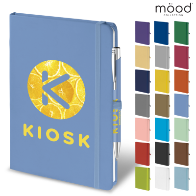 MOOD DUO A5 FSC SOFT FEEL NOTE BOOK with Ball Pen Pen