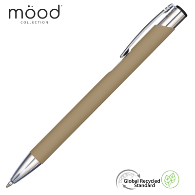 MOOD GRS RECYCLED SOFT FEEL METAL BALL PEN - GOLD