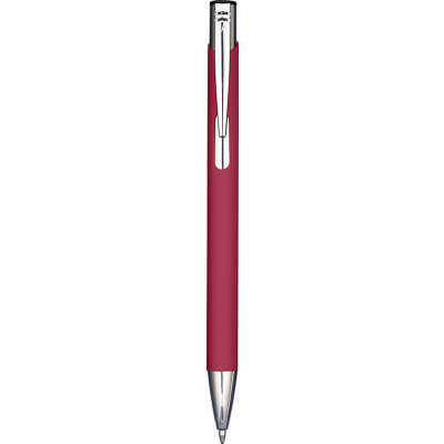 MOOD SOFT FEEL METAL BALL PEN - MAGENTA