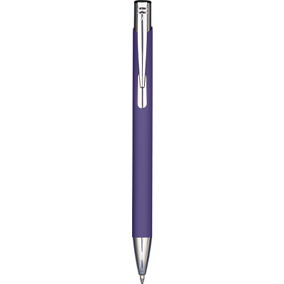 MOOD SOFT FEEL METAL BALL PEN - PURPLE