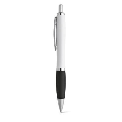 MOVE ABS BALL PEN with Clip & Metal Trim in Black