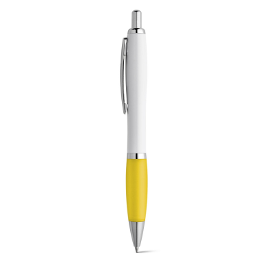 MOVE ABS BALL PEN with Clip & Metal Trim in Yellow - PROMOTIONAL CORPORATE GIFT