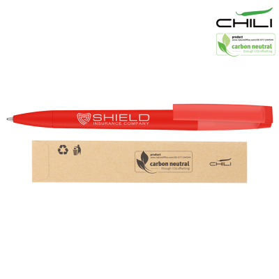 NALA SOFT FEEL BALL PEN BY CHILI - RED