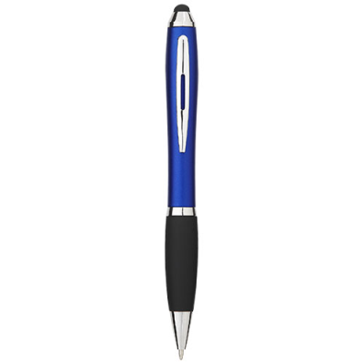 NASH COLOUR STYLUS BALL PEN with Black Grip (Blue Ink)