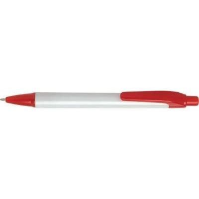 PANTHER ECO BALL PEN in White with Red Trim