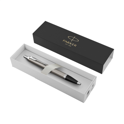 PARKER IM BALL PEN MATTE - BLUE INK in Silver