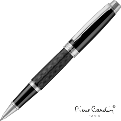 PIERRE CARDIN ACADEMIE METAL ROLLERBALL PEN - SILVER CHROME