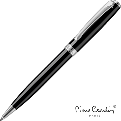PIERRE CARDIN FONTAINE METAL BALL PEN - BLACK