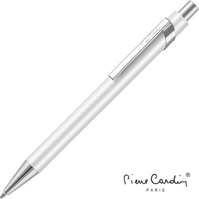 PIERRE CARDIN LAFLEUR METAL BALL PEN - WHITE