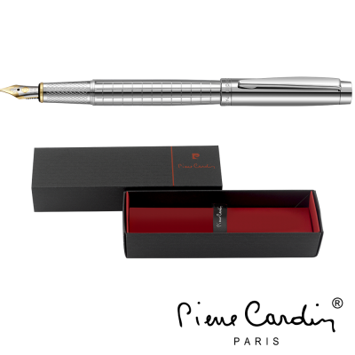 PIERRE CARDIN TOURNIER METAL FOUNTAIN PEN with Pb15 Box