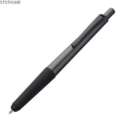 PLASTIC BALL PEN & PDA TOUCH SCREEN STYLUS in Anthracite Grey