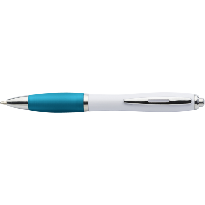 PLASTIC BALL PEN in Light Blue