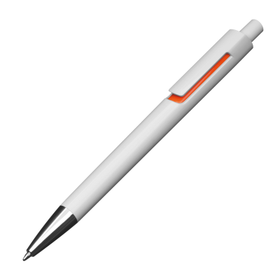 PLASTIC BALL PEN in Orange