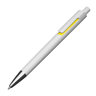 PLASTIC BALL PEN in Yellow