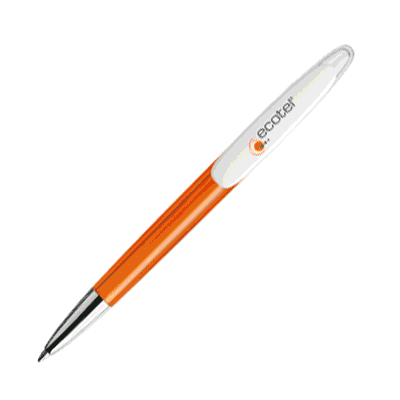 PRODIR TWIST ACTION BALL PEN in Clear Transparent Finish