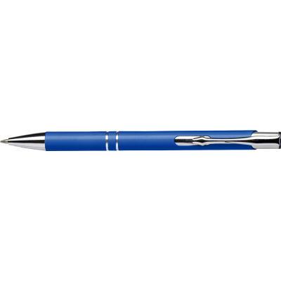 PUSH BUTTON BALL PEN in Light Blue