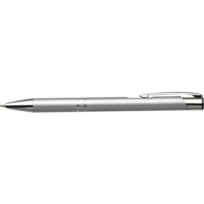 PUSH BUTTON BALL PEN in Silver